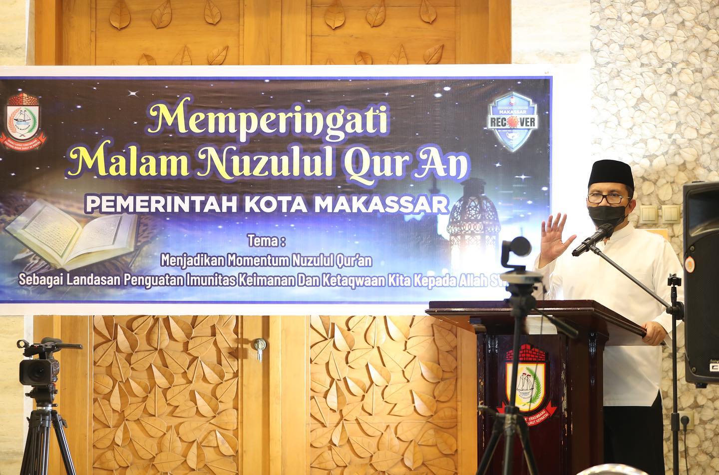 Pemkot Makassar Gelar Peringatan Nuzulul Quran secara Hybrid, DP: Mari Jadikan sebagai Landasan Penguatan Imunitas